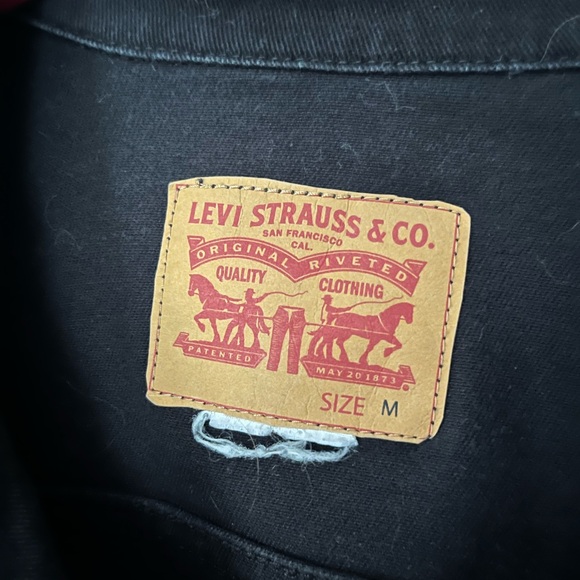 Levi’s Black Trucker Jacket - Medium - Picture 2 of 4